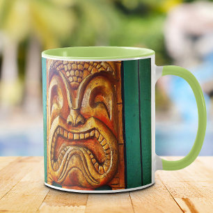 Retro Tropical Hawaii Tiki Fun Fierce Cool Vintag Tasse