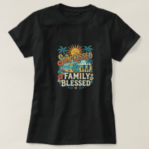Retro-Tropischer Familienurlaub & Strandtreffen