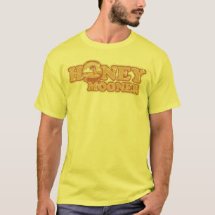 Retro tropischer Honeymooner-T - Shirt