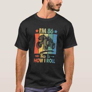 Retro Trucker Geburtstag So Roll ich 86. Geburtsta T-Shirt