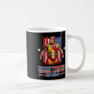 Retro Trump Funny Wrestling Meme Trumpamania 2024 Kaffeetasse
