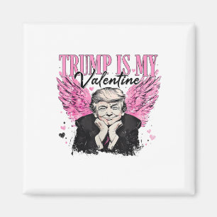 Retro Trump ist der Valentinstag Trumps Magnet