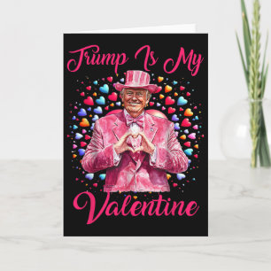 Retro Trump ist mein Valentinstag Trump Karte