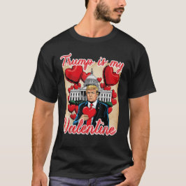 Retro Trump ist mein Valentinstag Trump T-Shirt