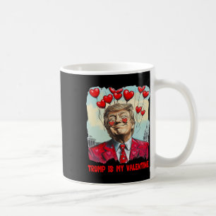 Retro Trump ist mein Valentinstag Trump Valentinst Kaffeetasse