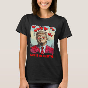 Retro Trump ist mein Valentinstag Trump Valentinst T-Shirt