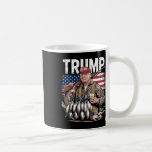 Retro Trump Jagd Duck Hallo Jagd Saison uns F Kaffeetasse
