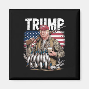 Retro Trump Jagd Duck Hallo Jagd Saison uns F Magnet