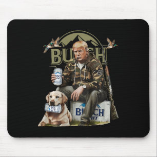 Retro Trump Jagd Hirsch Funny Drink Beer Hunti Mousepad
