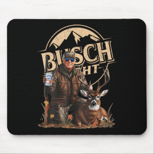 Retro Trump jagt Hirschbraun trinken Mousepad