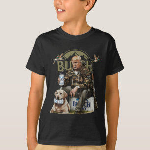 Retro Trump jagt Hirschbraun trinken T-Shirt