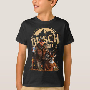 Retro Trump jagt Hirsche Lustiges Bier Trinken Jag T-Shirt