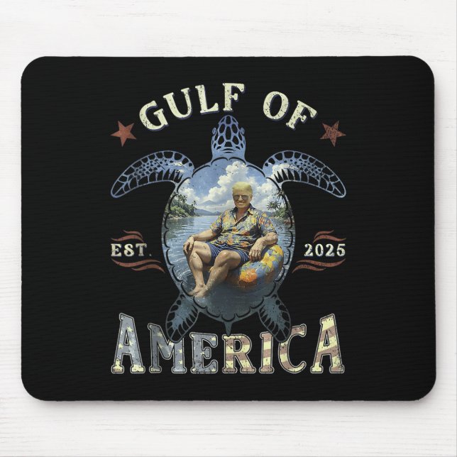 Retro Trump Merica 4. Juli 47. Präsident Amer Mousepad (Vorne)
