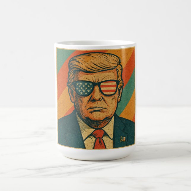 Retro Trump-Tasse Kaffeetasse (Mittel)