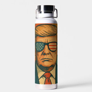 Retro Trump Trinkflasche