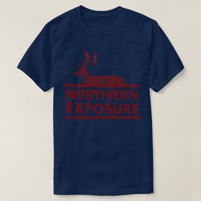 Retro-TShirt für Nordbelichtung T-Shirt (Design vorne)
