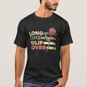 Retro-Tulpen-Gartenliebhaber Gärtner Garten Vinta T-Shirt