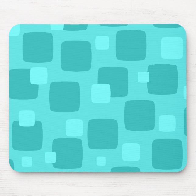 Retro Türkis-Mauspad Mousepad (Vorne)