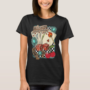 Retro Türkis Western Wilder Westen Cowboy Cowgirl T-Shirt
