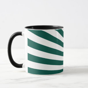 Retro Türkisgrüne Sonnenstrahlen Hintergrund Tasse