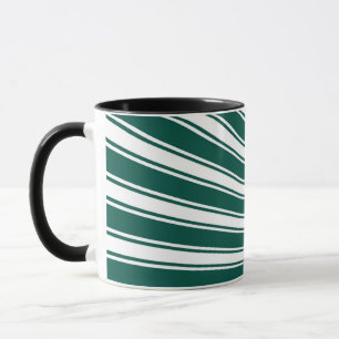 Retro Türkisgrüner Hintergrund mit funkelnden Sonn Tasse