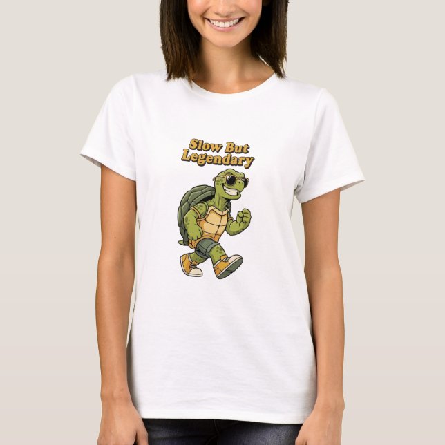 Retro Turtle Legendary Calm Women’s T-Shirt (Vorderseite)