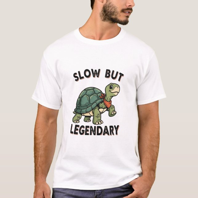 Retro Turtle Legendary Pace Men’s Graphic T-Shirt (Vorderseite)