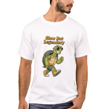 Retro Turtle Slow Legend Men’s Graphic T-Shirt