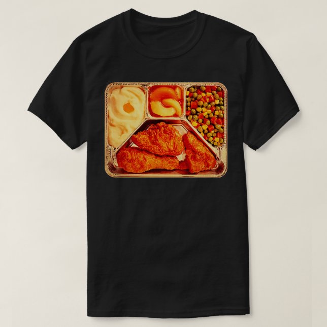 Retro TV Dinner T-Shirt (Design vorne)