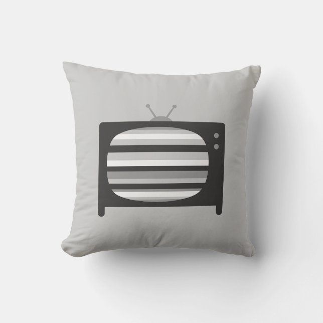 Retro-TV Kissen (Vorderseite)