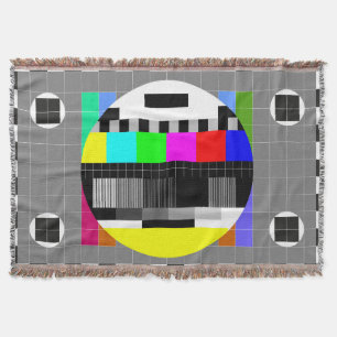 Retro TV ohne Signalanzeige. Decke