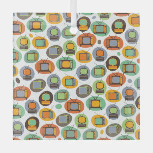 RETRO-TV ORNAMENT AUS GLAS