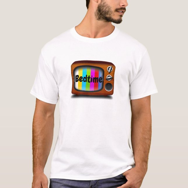 Retro-TV-Testmuster - Schlafdauer Vintag T-Shirt (Vorderseite)