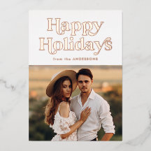 Retro Type Foto Rose Gold