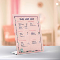 Retro-Typografie - Coole Preisliste