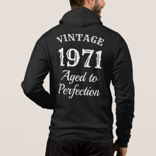 Retro-Typografie Im Laufe der Zeit perfektioniert Hoodie