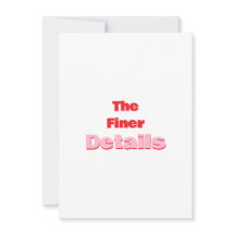 Retro-Typografie Save-the-Date-Detailskarte