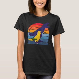 Retro Tyrannosaurus Rex I schreit Königin von Baye T-Shirt