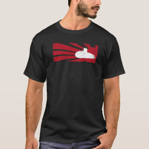 Retro U-Boot-Veteran für Männer Unterseeboot für M T-Shirt