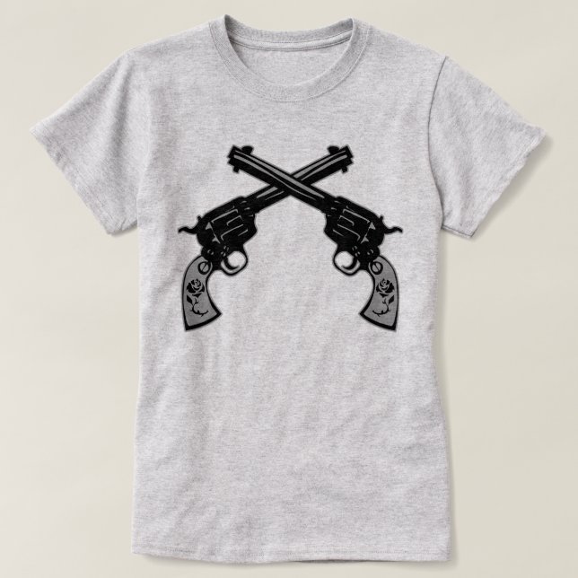 Retro-Überquerte Kolben T-Shirt (Design vorne)