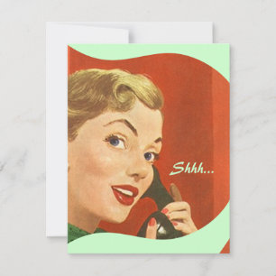 Retro Überraschungs-Party für irgendwelche Einladung