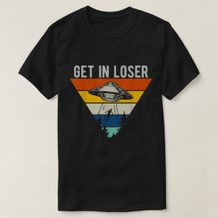 Retro-UFO-Einsteiger-Design für Verlierer T-Shirt