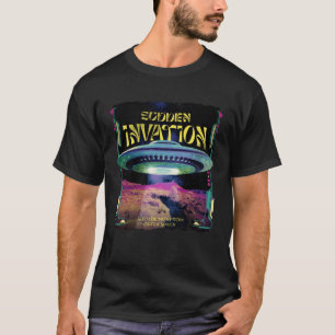 Retro UFO Space Eroberer für UFO und Alien Belie T-Shirt