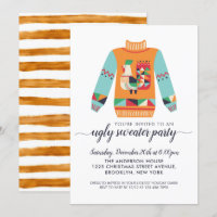 Retro Ugly Sweater Rustic Chicken Weihnachtsgebäck