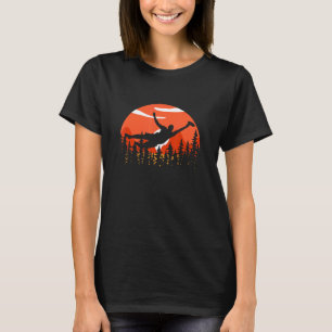 Retro Ultimate Frisbee Player Men Women Vintag Fl T-Shirt