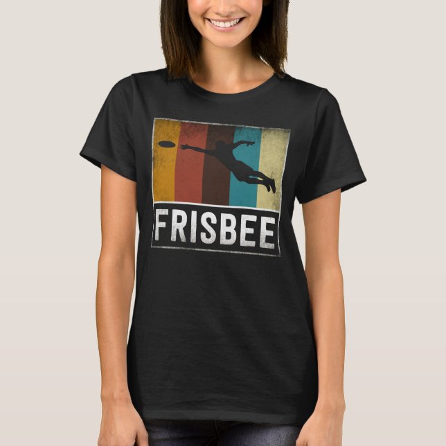Retro Ultimate Frisbee T-Shirt (Vorderseite)