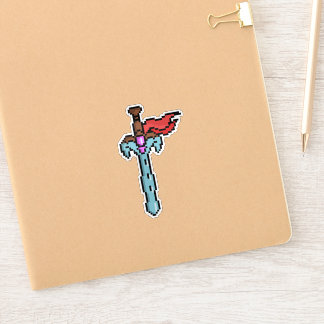 Retro Ultimate Sword Sticker