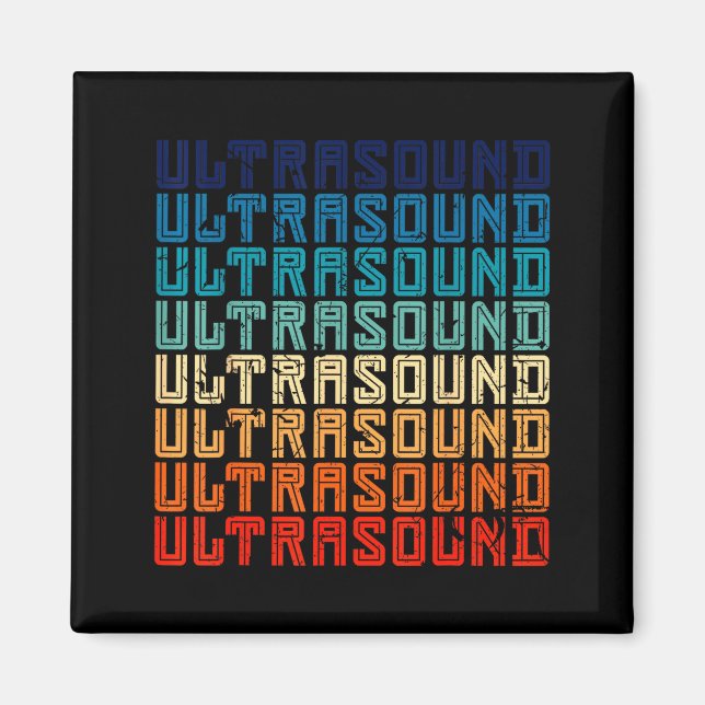Retro Ultrasound Technologist  Magnet (Vorne)