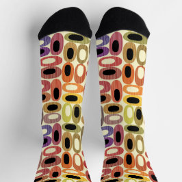 Retro und farbenfroh socken
