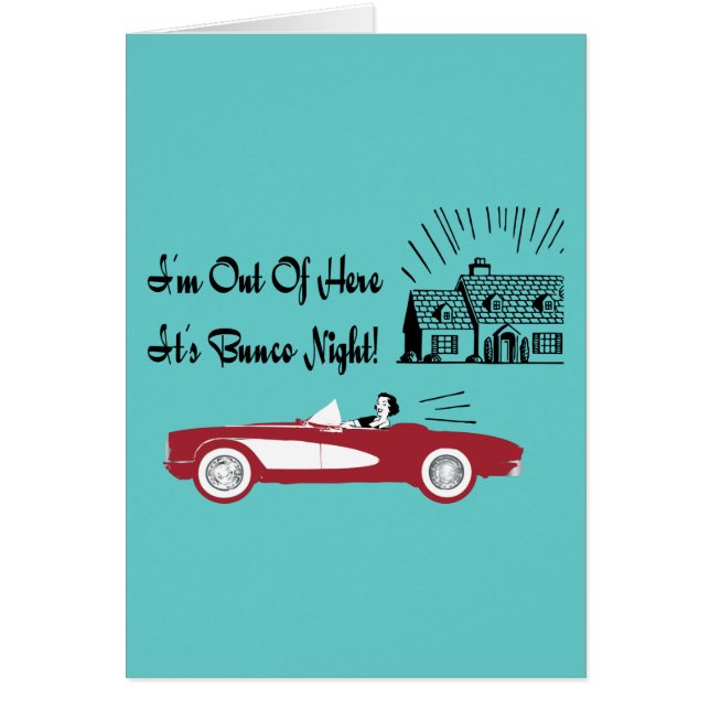 Retro und Vintages Bunco rotes Kabriolett (Vorne)